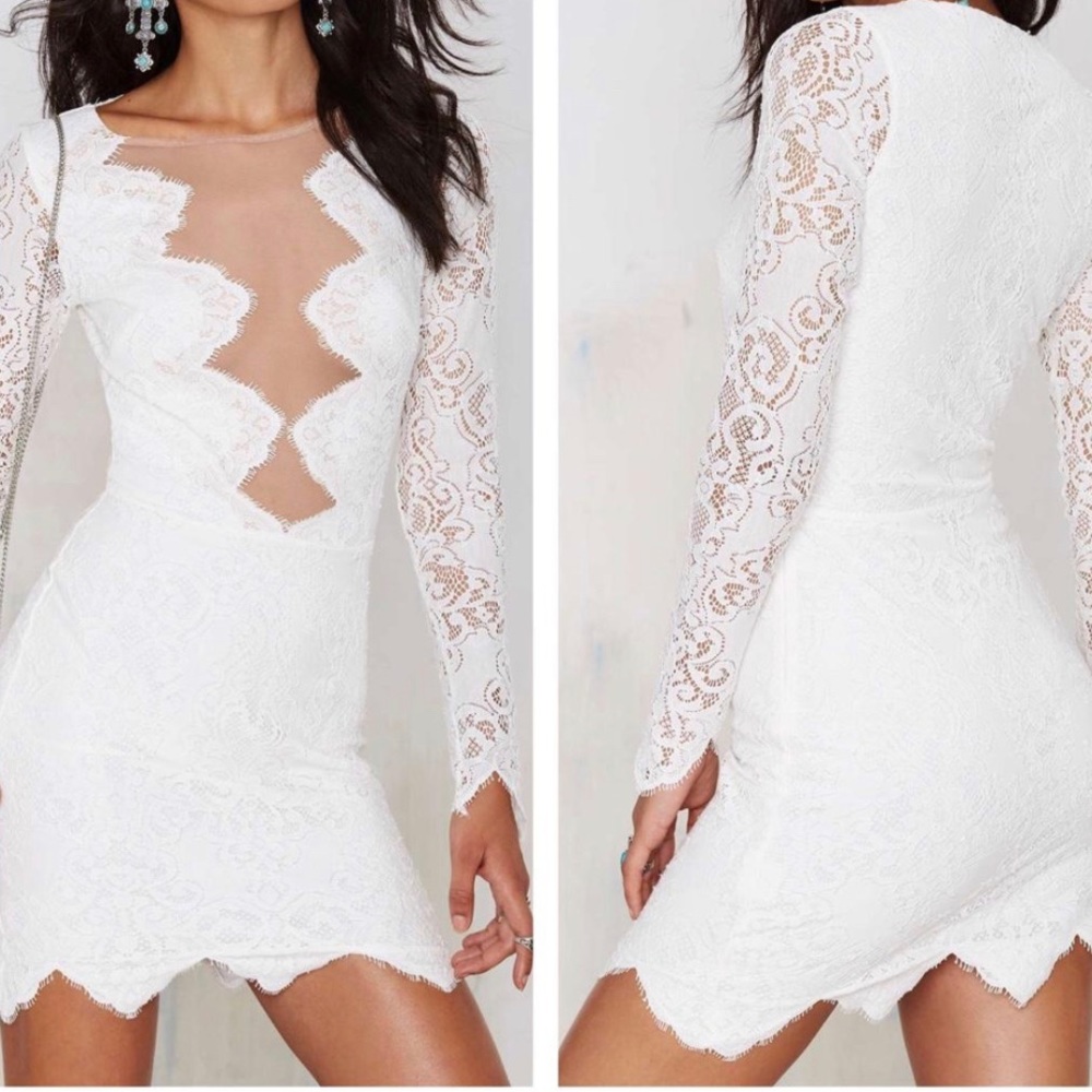 For Love & Lemons Noir Mini Dress Size M